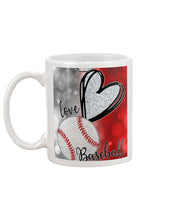 Load image into Gallery viewer, Baseball Peaceful Love Gift For Baseball Lovers Mug

