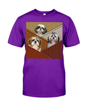 Load image into Gallery viewer, Three Cute Shih Tzu In Bag Gift For Dog Lovers Guys Tee
