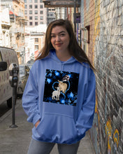 Load image into Gallery viewer, Lovely Phone Case Twinkling Blue Heart Gift For Goat Lovers Hoodie
