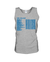 Load image into Gallery viewer, Pinpoint The Location In The Space Blue Unisex Tank Top

