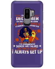 Load image into Gallery viewer, December Superwoman  Life Has Knocked Me Down Birthday Meaningful Gift Phone case
