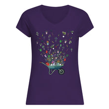 Load image into Gallery viewer, Garden Flying Unique Design Great Gift For Garden Lovers Ladies V-Neck
