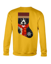 Load image into Gallery viewer, Santa Border Collie In Stock Gift For Dog Lovers Sweatshirt
