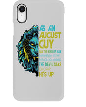 Load image into Gallery viewer, As An August I Am The Kind Of Man Lion Birthday Gift Phone case
