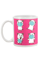 Load image into Gallery viewer, Pig Pandemic Essential Stay At Home Unique Custom Design Mug
