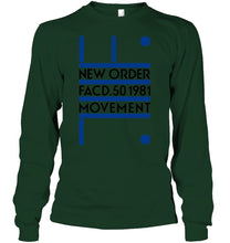 Load image into Gallery viewer, New Order Facd 501981 Movement Simple Unique Custom Design Unisex Long Sleeve
