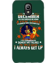 Load image into Gallery viewer, December Superwoman  Life Has Knocked Me Down Birthday Meaningful Gift Phone case
