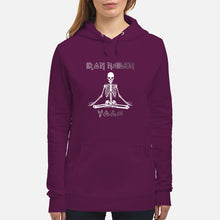 Load image into Gallery viewer, Yoga Iron Skeleton Dark Blue Background Gift For Men Hoodie

