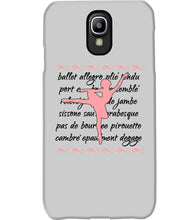Load image into Gallery viewer, Ballet Words Pink Pattern Gift For Ballet Dancer Phone case
