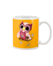 Load image into Gallery viewer, Lovely Tote Bag Owl Perchs On Branch Gift For Owl Lovers Mug
