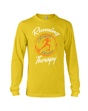 Load image into Gallery viewer, Running Cheaper Than Therapy Gift For Running Lovers Unisex Long Sleeve
