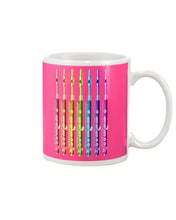 Load image into Gallery viewer, Seven Flute Rainbow Design Gift For Flute Lovers Mug
