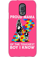 Load image into Gallery viewer, Proud Mama Of The Touchest Boy I Know Autism's Day Gift Phone case
