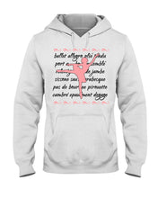 Load image into Gallery viewer, Ballet Words Pink Pattern Gift For Ballet Dancer Hoodie
