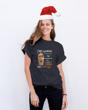 Load image into Gallery viewer, The Quarantine Time With Yarn And Coffee Gift For Women Guys Tee
