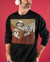 Load image into Gallery viewer, Three Cute Shih Tzu In Bag Gift For Dog Lovers Sweatshirt
