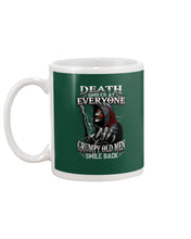 Load image into Gallery viewer, Death Smiles At Everyone Grumpy Old Men Smile Back Gift For Men Mug
