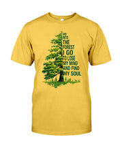 Load image into Gallery viewer, Into The Forest I Go To Lose My Mind Find My Soul Guys Tee
