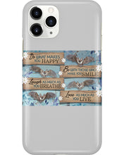 Load image into Gallery viewer, Do What Makes You Happy With Bats Gift For Girls Phone case
