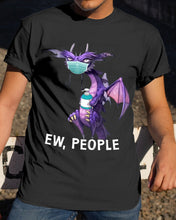 Load image into Gallery viewer, Grumpy Dragon Ew People Special Custom Design Guys Tee
