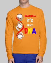 Load image into Gallery viewer, Baseball Be My DNA Gift For Sport Lovers Unisex Long Sleeve
