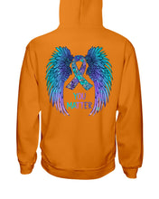 Load image into Gallery viewer, You Matter Ribbon Awareness With Angel Wings Hoodie
