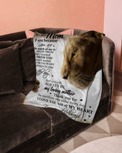 Load image into Gallery viewer, Present For Mama Love You With All My Heart Trending Fleece Blanket
