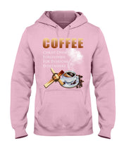 Load image into Gallery viewer, Coffee Christ Offers Forgiveness For Everyone Everywhere Hoodie
