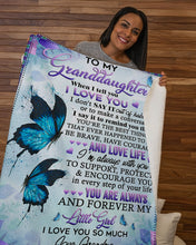 Load image into Gallery viewer, When I Tell You I Love You Grandma Gift For Granddaughter Sherpa Blanket
