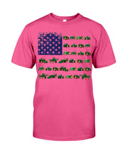 Load image into Gallery viewer, Trucker Farmer America Flag  Unique Custom Design Guys Tee
