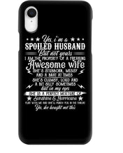 Load image into Gallery viewer, Shes Stubborn Messy And A Brat At Times Black Gift For Husband Phone case
