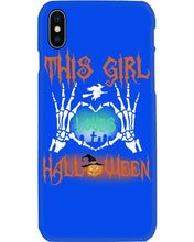 Load image into Gallery viewer, This Girl Loves Halloween Gift For Girls Phone case
