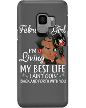 Load image into Gallery viewer, Betty Boop February Girl Living My Best Life Birthday Meaningful Gift Phone case
