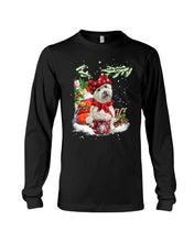 Load image into Gallery viewer, Cute Westie Christmas Night Gift For Dog Lovers Unisex Long Sleeve

