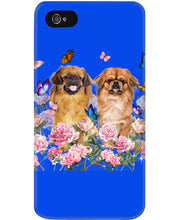 Load image into Gallery viewer, Pekingese With Peonies Gift For Dog Lovers Phone case
