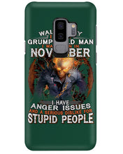 Load image into Gallery viewer, Walk Away I Am A Grumpy Old Man Who Was Born In November Birthday Gift Phone case

