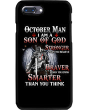 Load image into Gallery viewer, October Man Son Of God Birthday Meaningful Gift For Men Phone case
