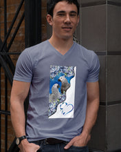 Load image into Gallery viewer, Magical Gray Couple African Parrot Gift For Bird Lovers Guys V-Neck
