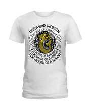 Load image into Gallery viewer, December Woman The Soul Of A Mermaid Birthday Meaningful Gift For Women Ladies Tee
