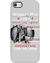 Load image into Gallery viewer, October Man Son Of God Birthday Meaningful Gift For Men Phone case
