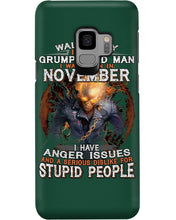 Load image into Gallery viewer, Walk Away I Am A Grumpy Old Man Who Was Born In November Birthday Gift Phone case
