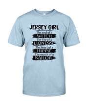 Load image into Gallery viewer, Jersey Girl The Heart Of A Hippie Guys Tee
