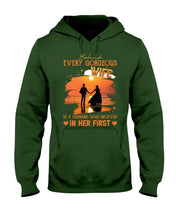 Load image into Gallery viewer, Behind Every Gorgeous Wife Is A Husband Who Believes In Her First Trending Hoodie
