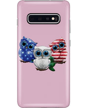 Load image into Gallery viewer, Lovely Phone Case Three Owl With US Flag Gift For Owl Lovers Phone case
