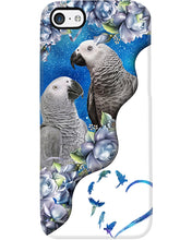 Load image into Gallery viewer, Magical Gray Couple African Parrot Gift For Bird Lovers Phone case
