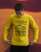 Load image into Gallery viewer, I'm A Spolied Husband But Not Yours  - Awesome Wife Was Born In February Unisex Long Sleeve

