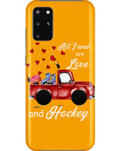 Load image into Gallery viewer, All I Need Are Love And Hockey Gift For Hockey Players Phone case
