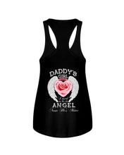 Load image into Gallery viewer, Market Trendz Daddy's Girl I Used To Be His Angel For Dad Ladies Flowy Tank
