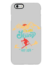Load image into Gallery viewer, I'm Retired Skiing Is My Job Mountainous Terrain Phone case
