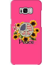 Load image into Gallery viewer, Peace Sign Sunflower Birthday Gift For Girls Phone case
